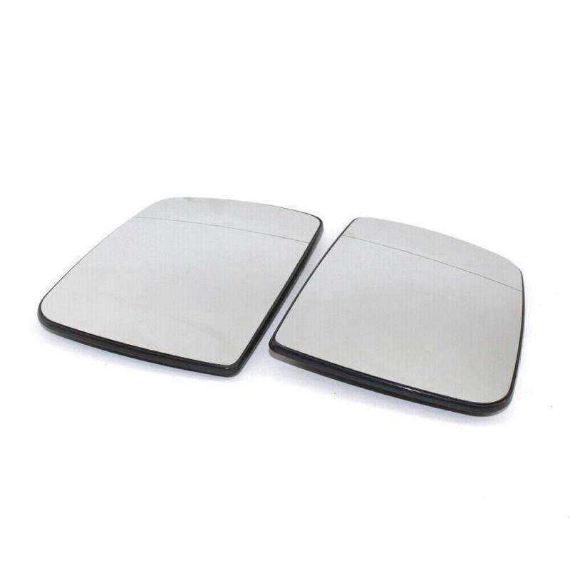 Pair Car Door Wing Mirror Glass Heated Fit for BMW X5 E53 99-06 White