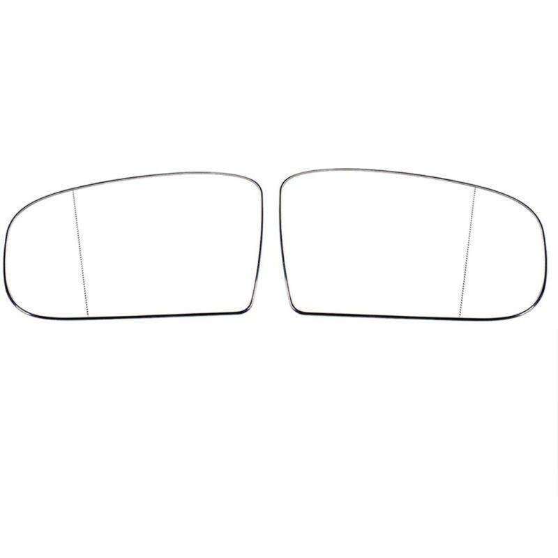 Mirror Glass Heated For Mercedes Benz W220 1999-2002 W215 2000-2006 Pair