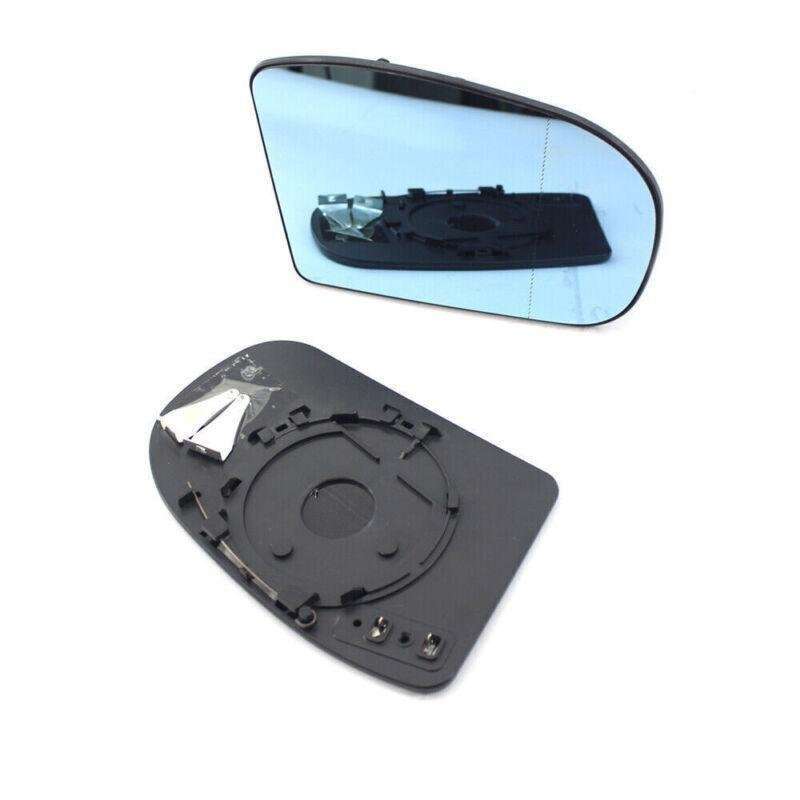 Pair Heated Side Blue Mirror Glass for Mercedes-Benz E/C-Class W211 W203 2001-07