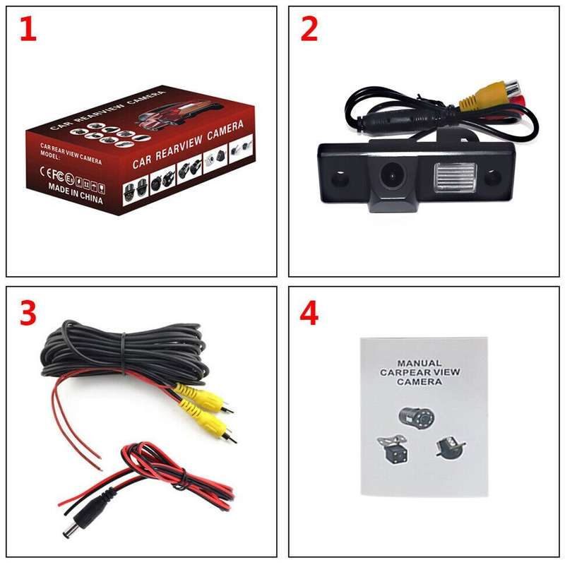 Rear View Camera For Chevrolet Cruze Lacetti MK1 Number Plate Light
