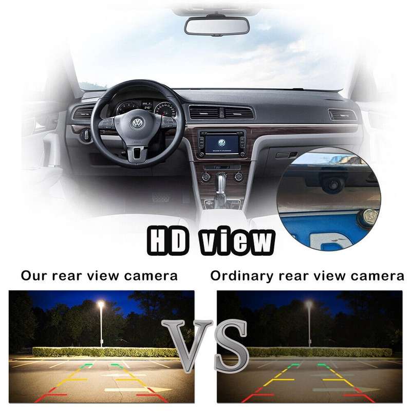 170° HD Rear View Camera Parking Sensor Camera Night Vision Mini Car Car Waterproof