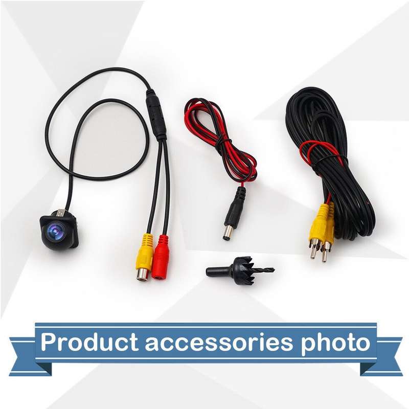 170° HD Rear View Camera Parking Sensor Camera Night Vision Mini Car Car Waterproof