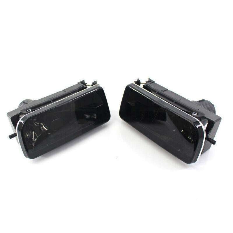 For 1992-1998 BMW E36 3 SERIES REPLACEMENT FOG LIGHTS LAMPS CRYSTAL BLACK LENS