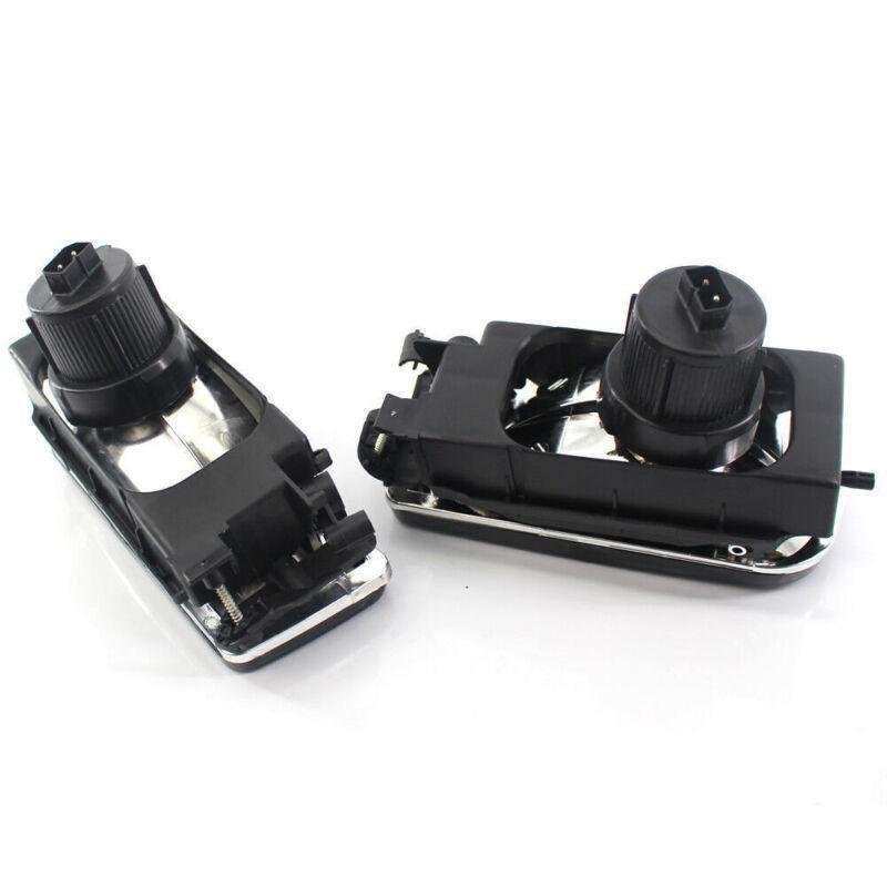 For 1992-1998 BMW E36 3 SERIES REPLACEMENT FOG LIGHTS LAMPS CRYSTAL BLACK LENS