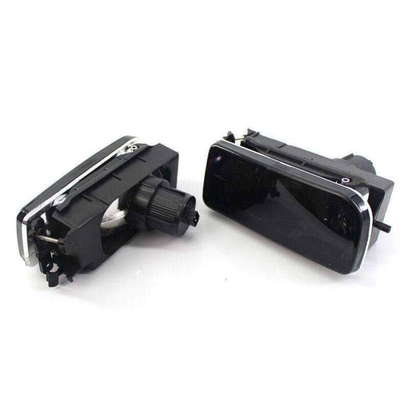 For 1992-1998 BMW E36 3 SERIES REPLACEMENT FOG LIGHTS LAMPS CRYSTAL BLACK LENS