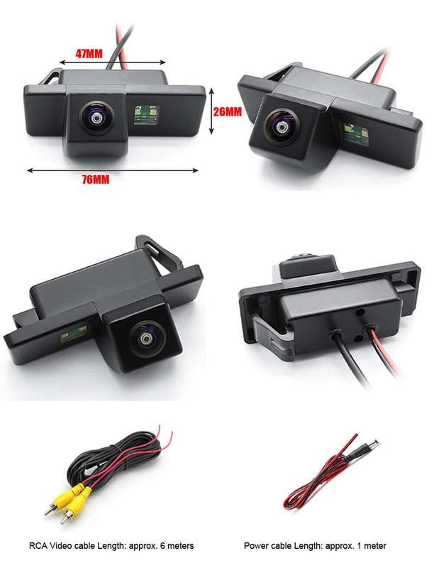 AHD Auto Rear View Camera For Peugeot 407 408 508 607 806 807 5008