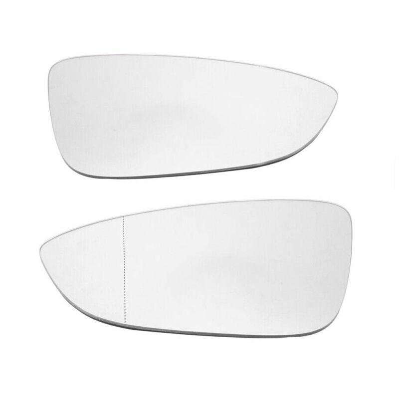 2pcs Set Side Door Wing Rearview Mirror Glass For 2009-2012 VW PASSAT CC
