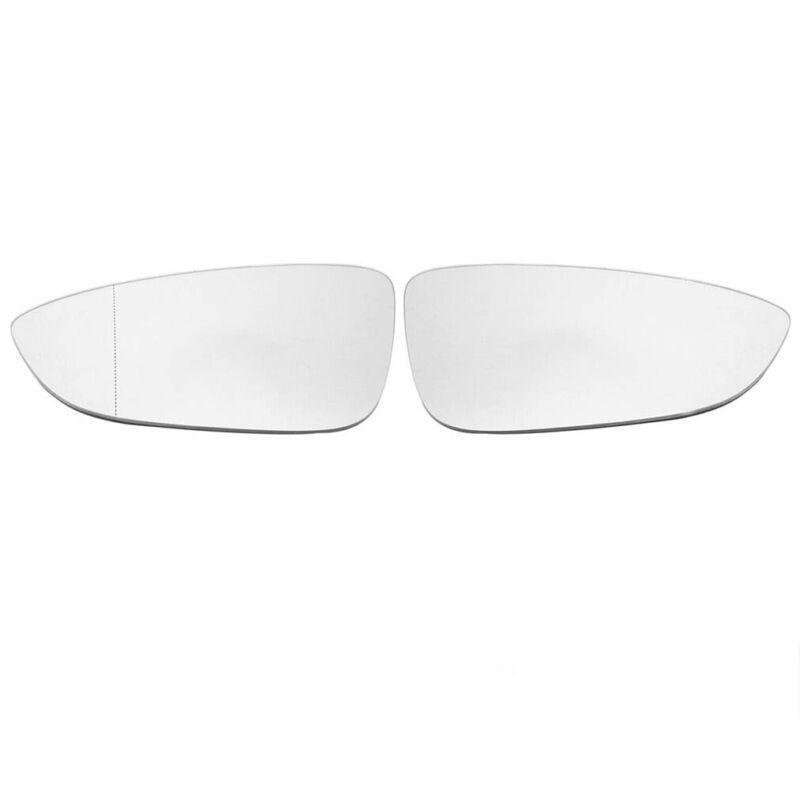 2pcs Set Side Door Wing Rearview Mirror Glass For 2009-2012 VW PASSAT CC