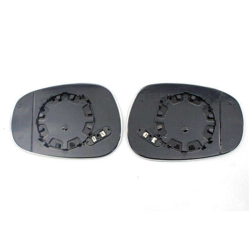 Pair fit for BMW E90 E92 E93 LCI Wing Mirror Glass White Heated Blind Spot