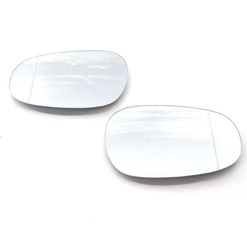Pair fit for BMW E90 E92 E93 LCI Wing Mirror Glass White Heated Blind Spot