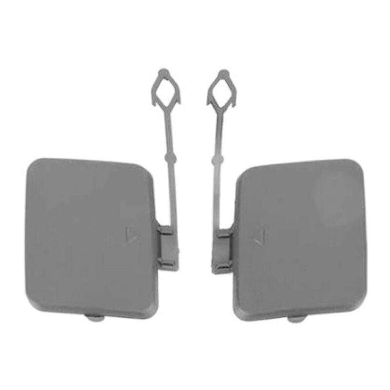 Fits For BMW E70 X5 2007-2010 1 Pair Rear Bumper Trailer Cover Tow Hook Cover