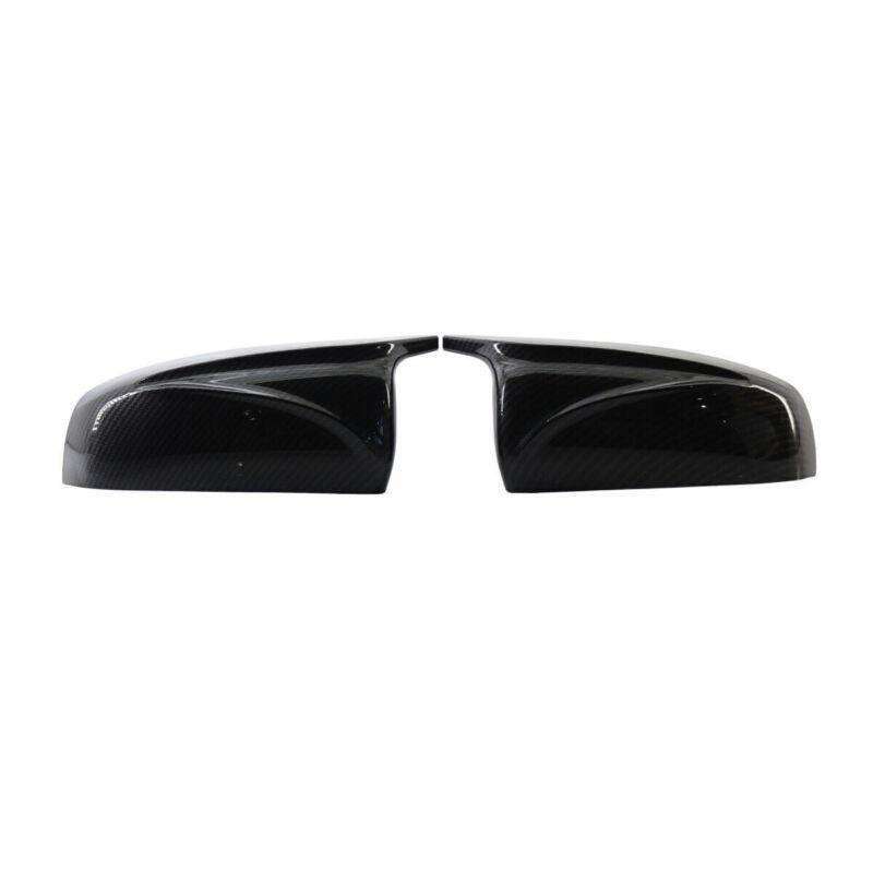 Fit For BMW X5 X6 E70 E71 07-13 Carbon Fiber Door Side Mirror Cover Cap LH&amp;RH