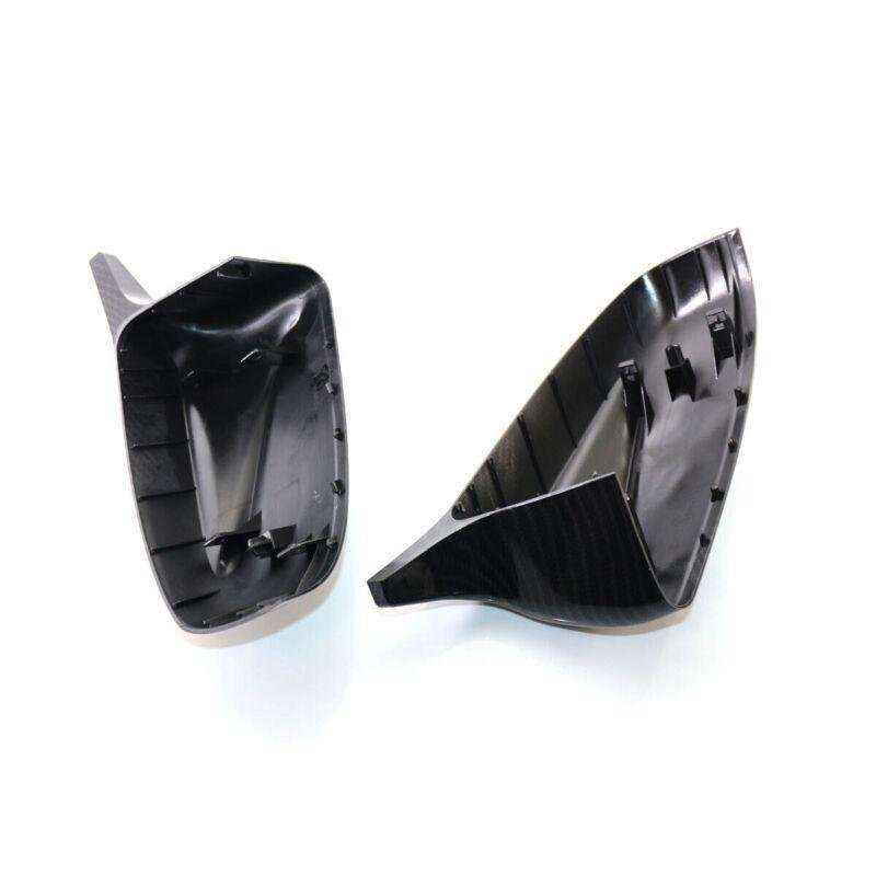 Fit For BMW X5 X6 E70 E71 07-13 Carbon Fiber Door Side Mirror Cover Cap LH&amp;RH
