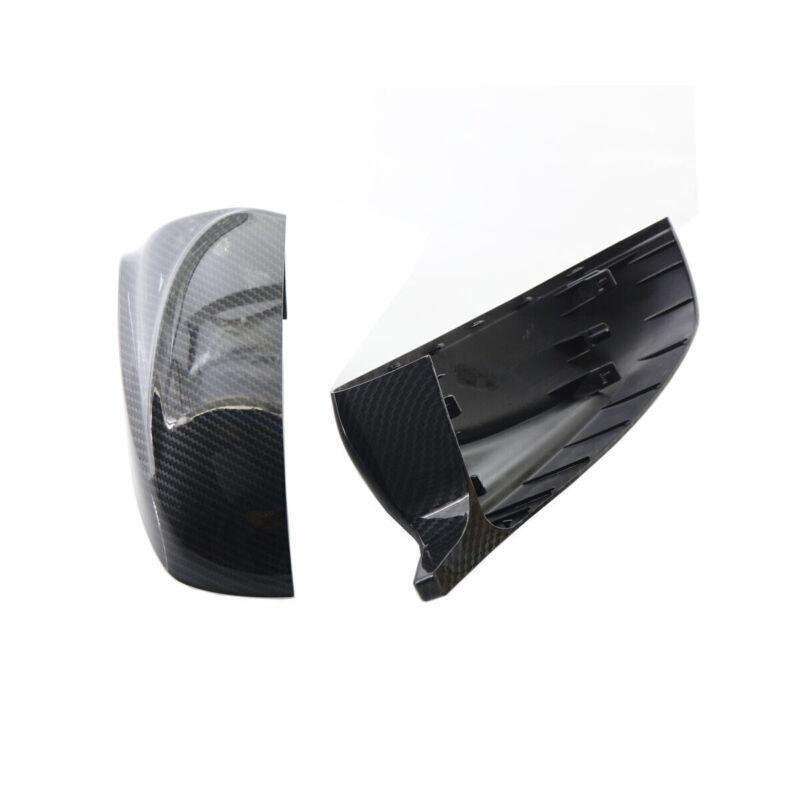 Fit For BMW X5 X6 E70 E71 07-13 Carbon Fiber Door Side Mirror Cover Cap LH&amp;RH
