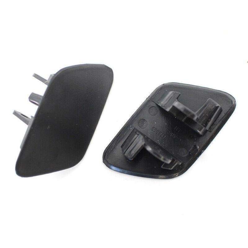 Pair For BMW X5 E70 07-09 Headlight Washer Jet Nozzle Cover Cap Left Right Side