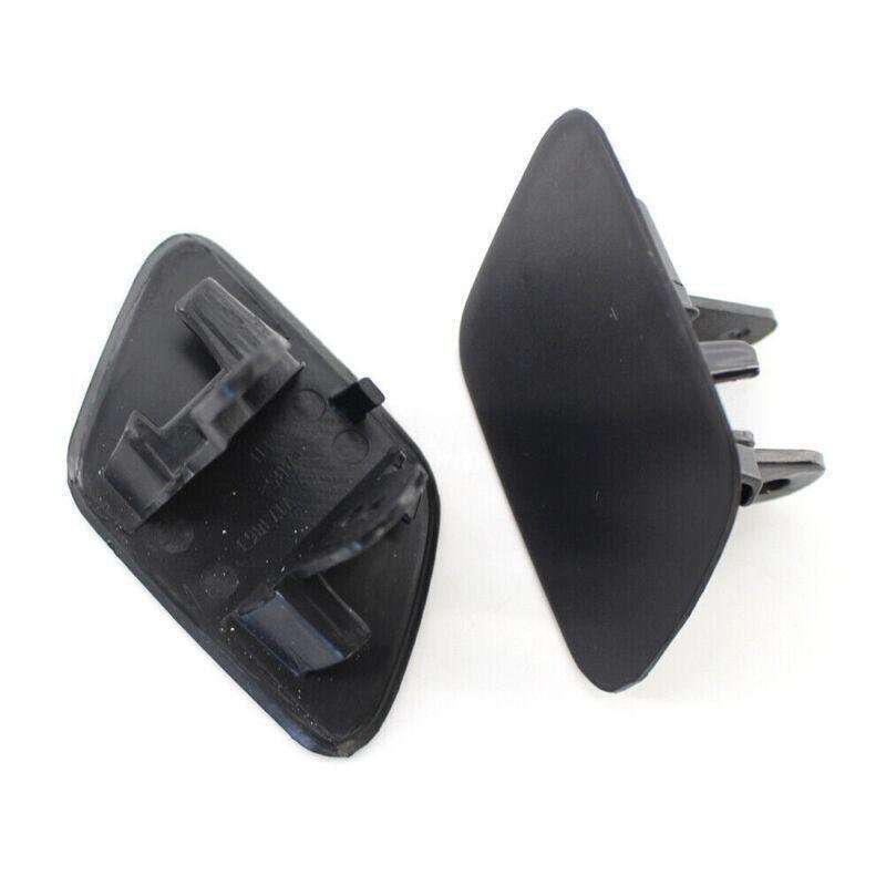 Pair For BMW X5 E70 07-09 Headlight Washer Jet Nozzle Cover Cap Left Right Side
