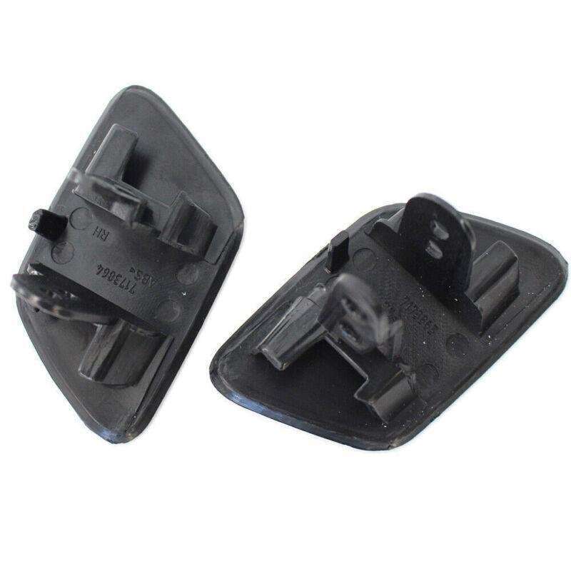 Pair For BMW X5 E70 07-09 Headlight Washer Jet Nozzle Cover Cap Left Right Side