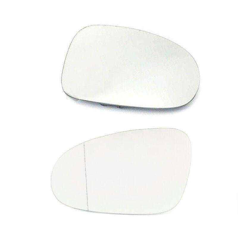 Pair Wing Mirror Glass For Volkswagen VW Passat B6 2007 2008 2009 2010