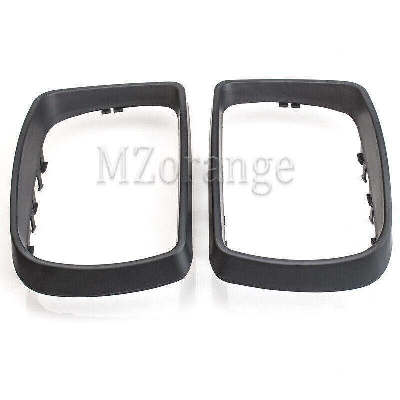 For BMW E53 X5 1999-2006 Side Door Mirror Cover Cap Trim Ring Left+Right Side