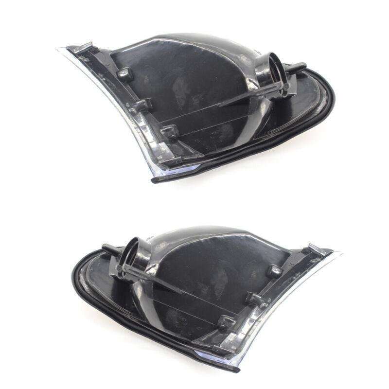 For 02-05 BMW E46 3Series 4Dr Euro Corner Lights-Crystal Clear W/Smoke Trim