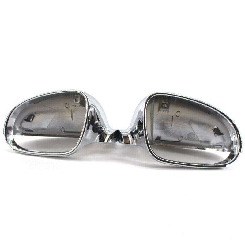Chrome Style Rearview Mirror Door Cap Cover For VW Golf Rabbit Jetta MK5 LH&amp;RH