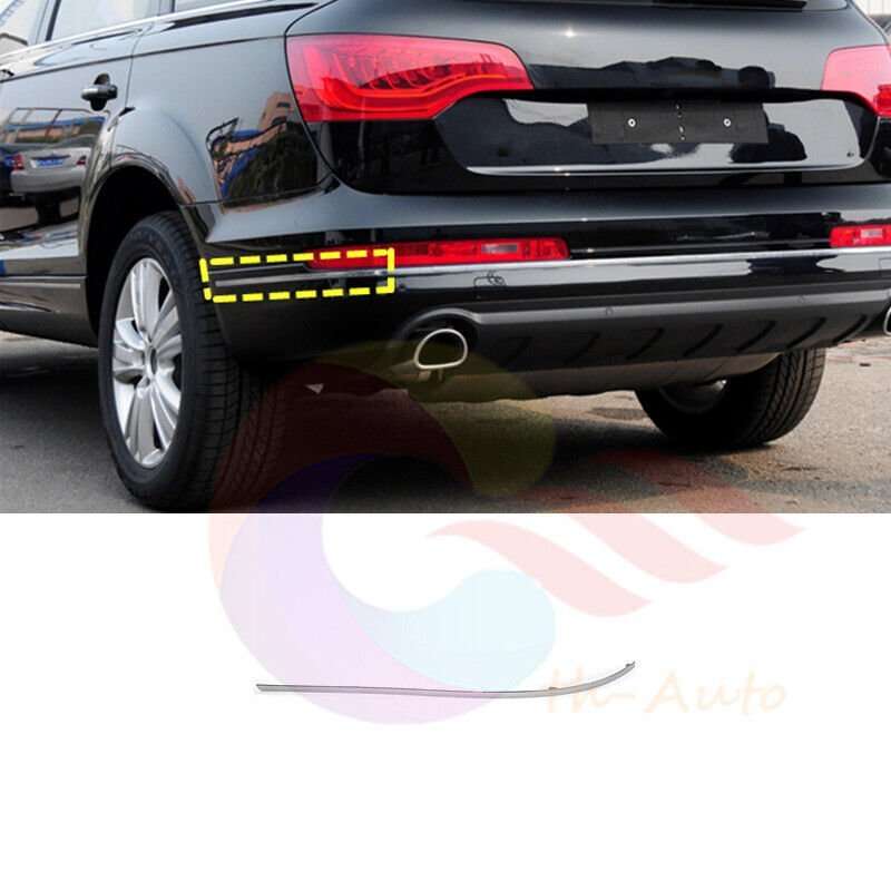 Chrome Left Side Rear Bumper Molding Trim 4L0807459 For Audi Q7 4LB 2010-2015