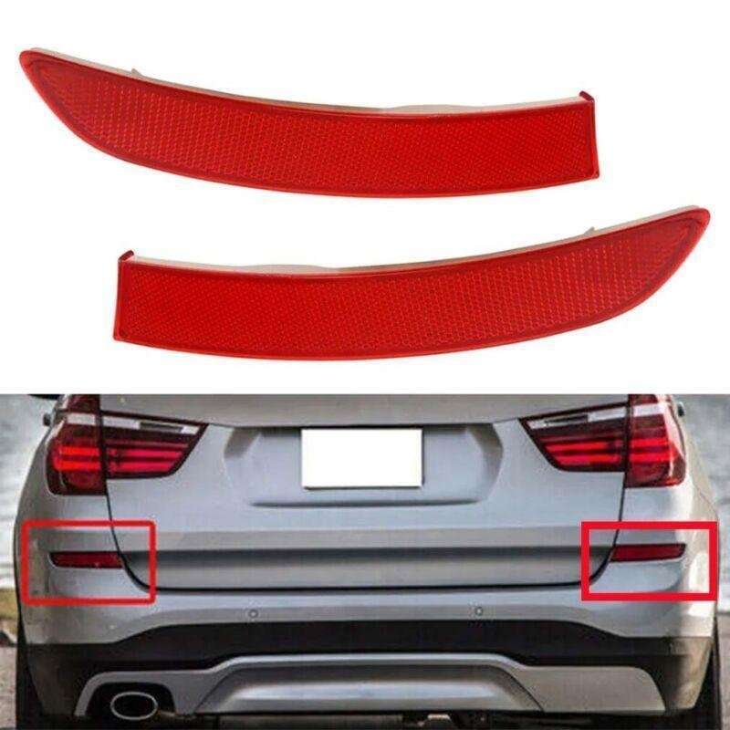 Fits For BMW X3 F25 LCI 2014-2017 1 Pair Rear Bumper Reflector Light Brake Lamp