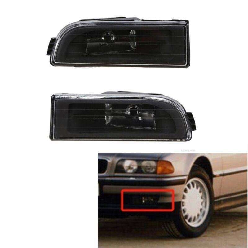 Front Bumper Fog Lights Driving Lamps For BMW Series 7 E38 1995-2001 Pair