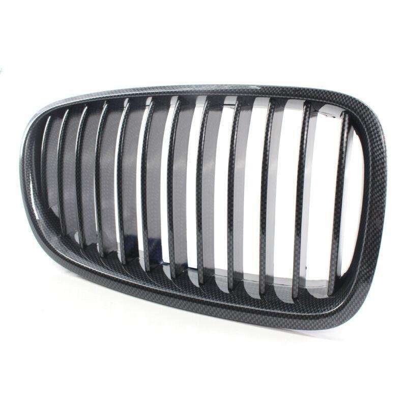 LR Carbon Fiber Style Car Front Grill Grille Fits for BMW F10 F18 M5 2010-2015