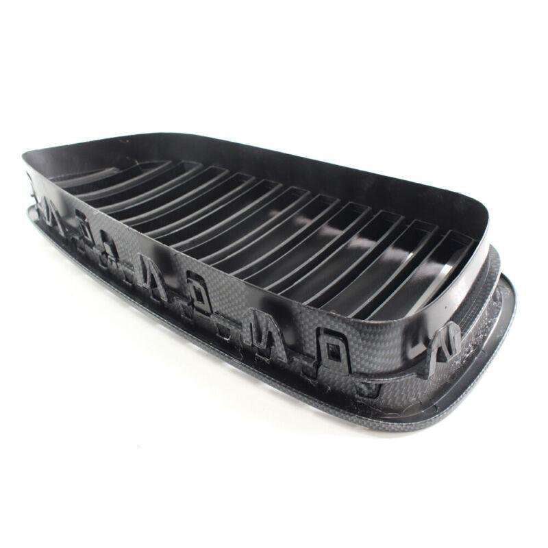 LR Carbon Fiber Style Car Front Grill Grille Fits for BMW F10 F18 M5 2010-2015