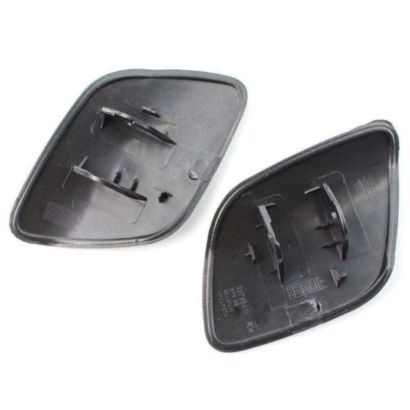 Pair of Front L+R Primed Headlight Washer Cover Cap Lid For VOLVO XC60 2010-13