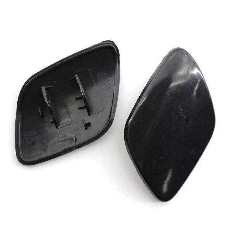 Pair of Front L+R Primed Headlight Washer Cover Cap Lid For VOLVO XC60 2010-13