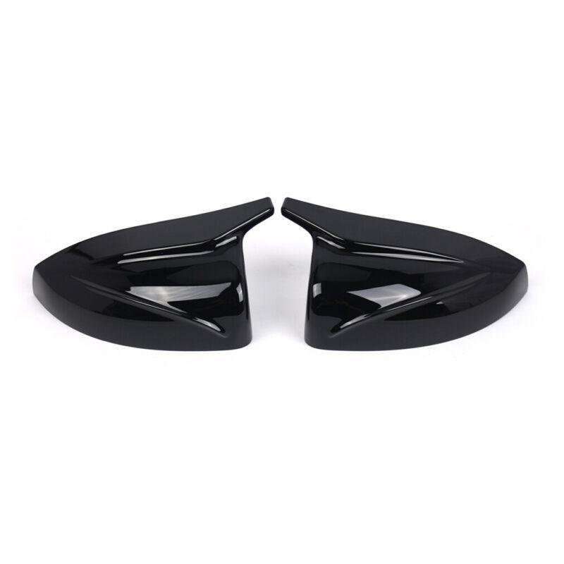 2x Wing Mirror Cover Cap For Audi A3/S3/RS3 Models 2014-2020 Gloss Black