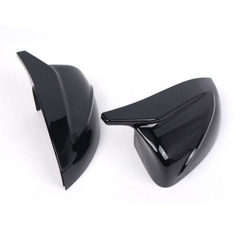 2x Wing Mirror Cover Cap For Audi A3/S3/RS3 Models 2014-2020 Gloss Black