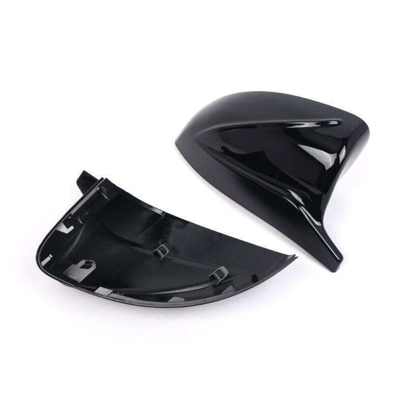 2x Wing Mirror Cover Cap For Audi A3/S3/RS3 Models 2014-2020 Gloss Black