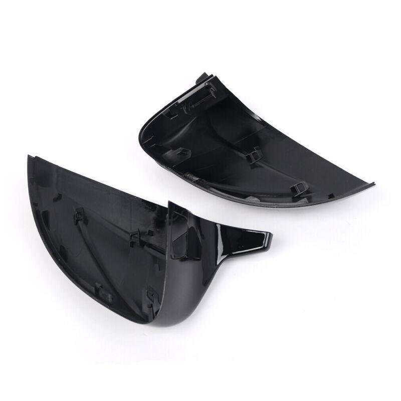 2x Wing Mirror Cover Cap For Audi A3/S3/RS3 Models 2014-2020 Gloss Black