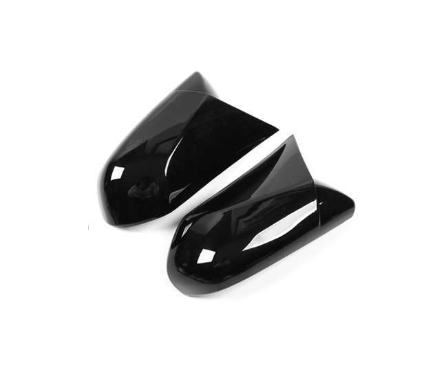 Rear View Side Door Mirror Cover Trim Glossy Black For Toyota Avalon 2019-2021