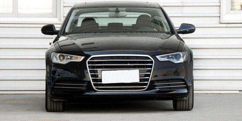 2X/Set Car Lower Bumper Grille Fits for Audi A6 C7 2012-2014 2013 Mesh Grill