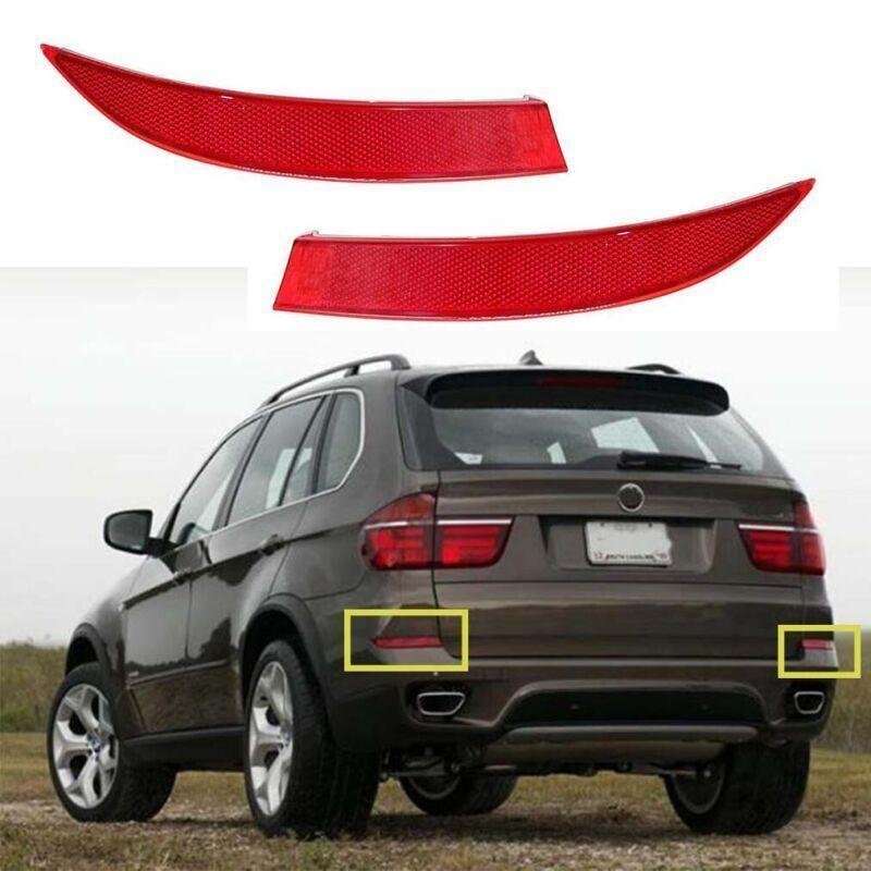 Fits For BMW E70 X5 LCI 2010-2013 1 Pair Rear Bumper Reflector Turn Signal Lamp
