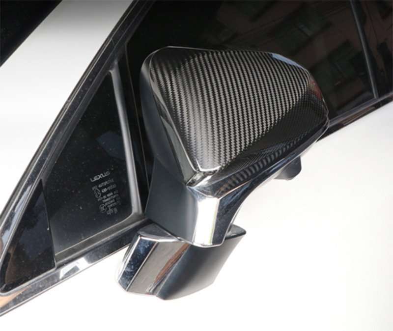 For Lexus NX 2022-2024 Carbon Fiber Side Door Rearview Mirror Cover Trim Cap
