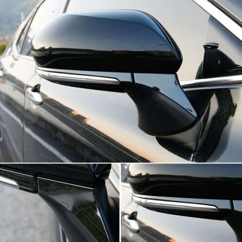 For Toyota Camry 2018-23 Black Rearview Side Mirror Bottom Base Cover Strip Trim