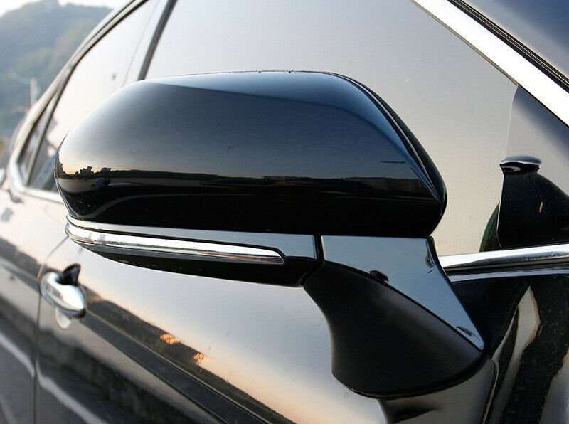 For Toyota Camry 2018-23 Black Rearview Side Mirror Bottom Base Cover Strip Trim