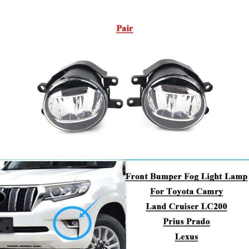2x Front Bumper Fog Lights For Toyota Camry LC200 Prius Prado Lexus 81210-48050