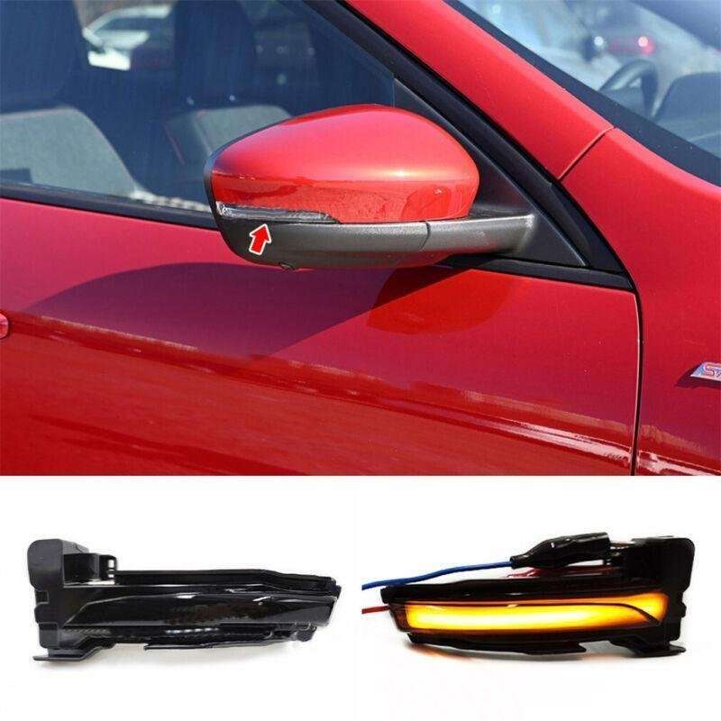 Pair Rear View Door Mirror Turn Signal Lamp Light Fit For Ford Escape 2019-2022