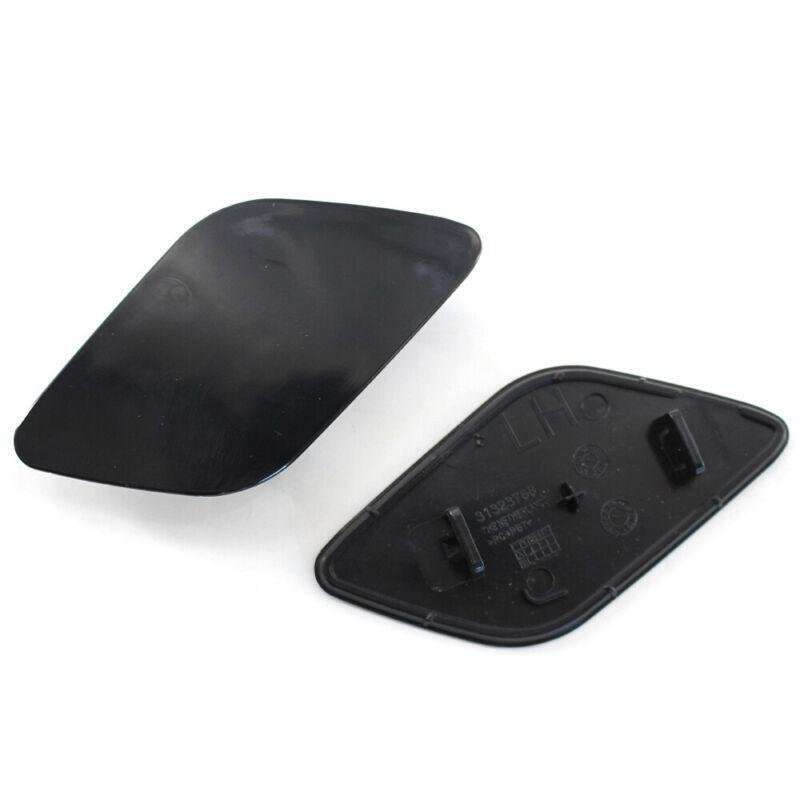 Pair of Front L+R Primed Headlight Washer Cover Cap Lid For VOLVO XC60 2014-17