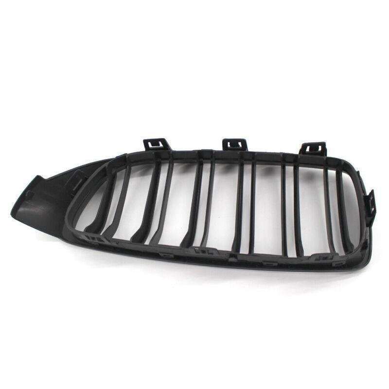 2X/Set Grille Matte Black Dual Slat Grill for BMW 4 Series F32 F33 F36 F82 Coupe