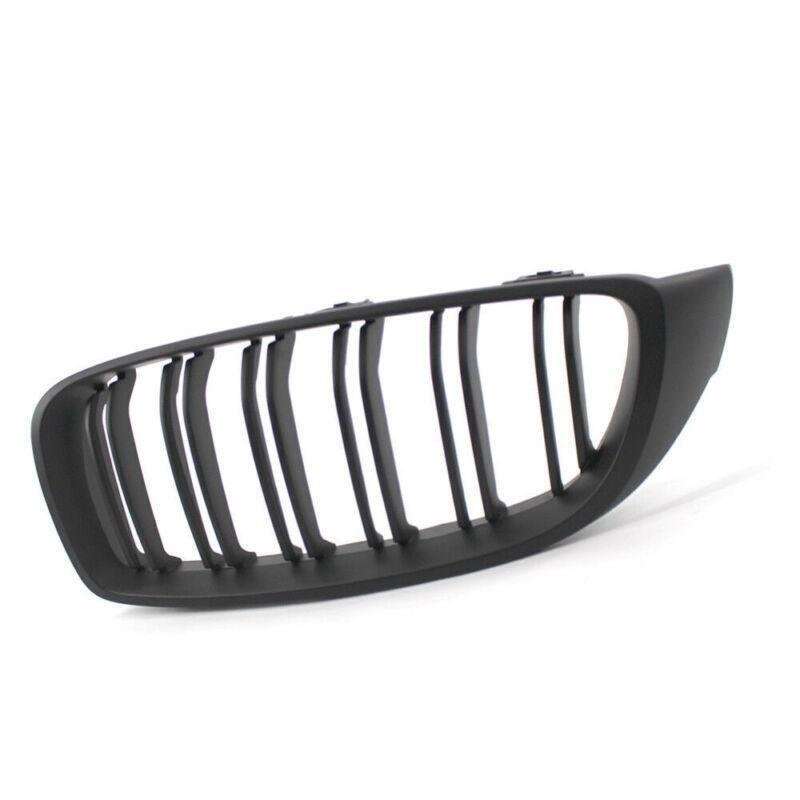 2X/Set Grille Matte Black Dual Slat Grill for BMW 4 Series F32 F33 F36 F82 Coupe