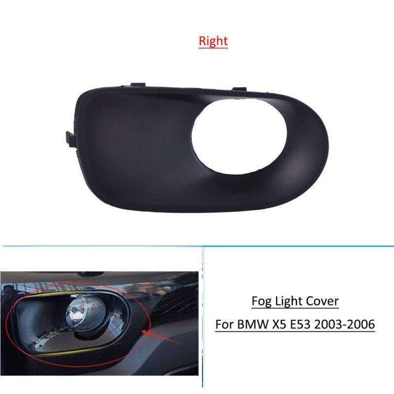 Right Side Front Bumper Cover Fog Light Lamp Trim For BMW X5 E53 2003-2006