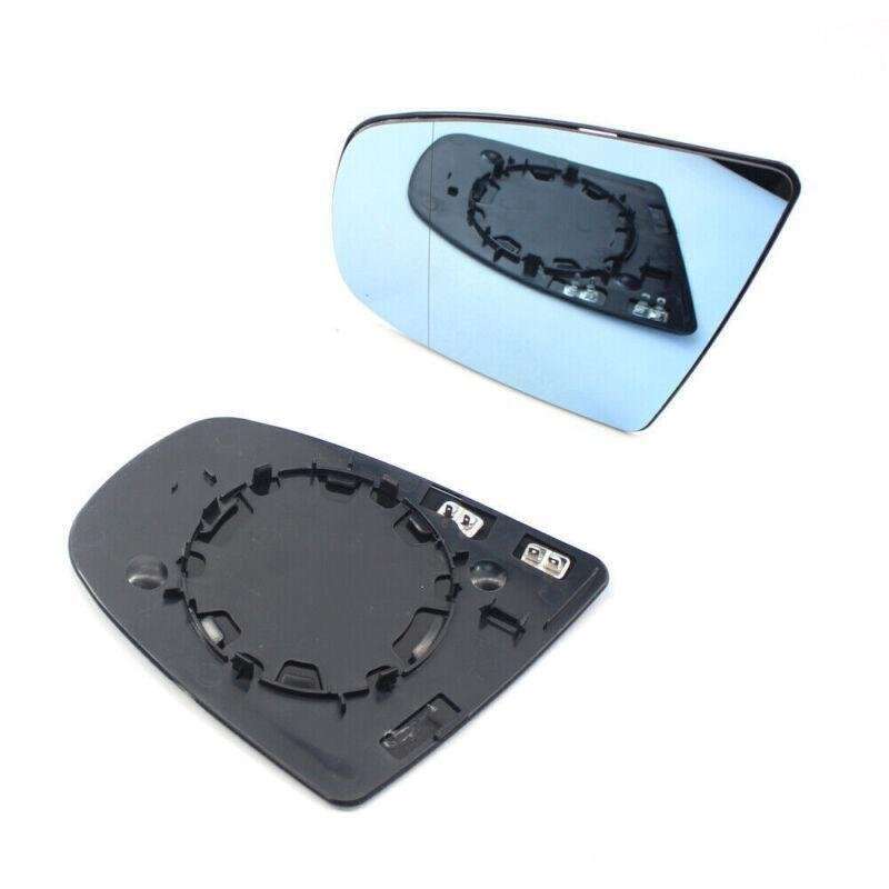 1 Pair L&amp;R Side Door Backing Plate Heated Mirror Glass For BMW X5 07-13 X6 08-14