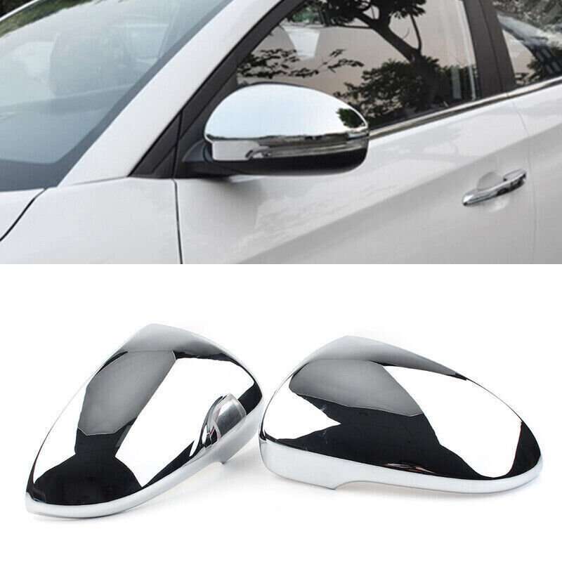 For Hyundai Tucson 2016-2021 Chrome Side Door Rearview Mirror Cover cap trim